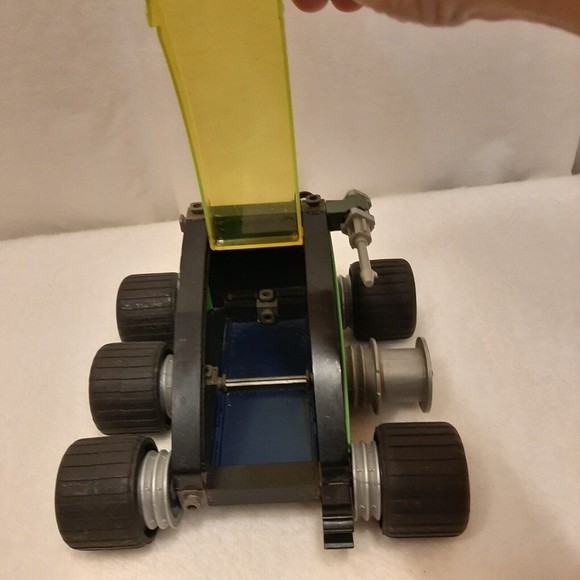 Vintage Fisher Price Vehicle Construction Army 6 Wheeled Plastic Car Toy READ - Picture 7 of 16